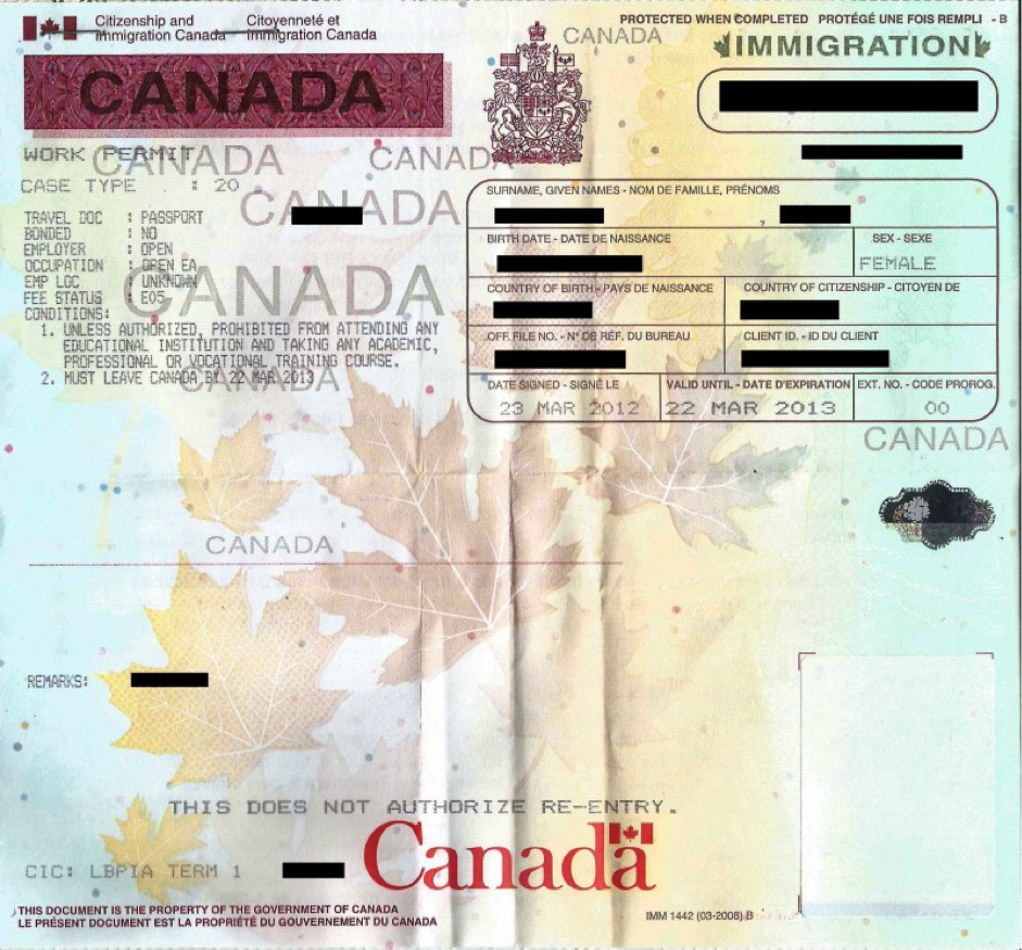 After landing - Canada Visa IN