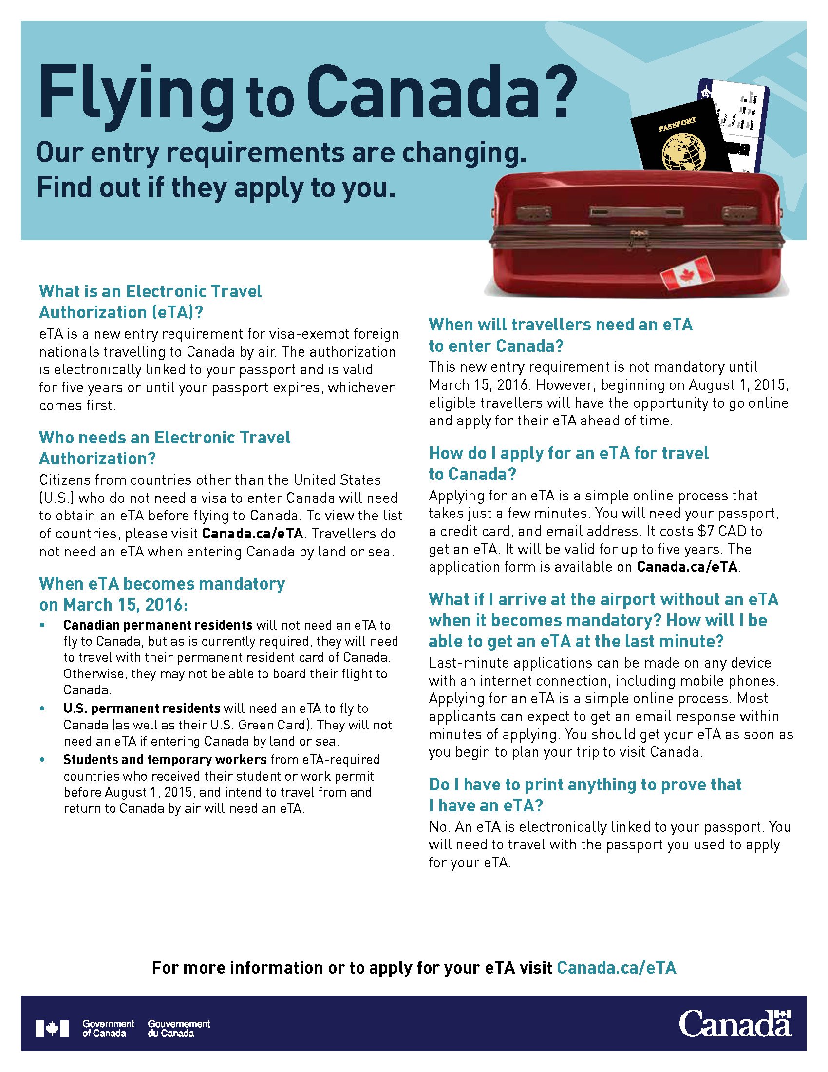 canada tourist entry requirements