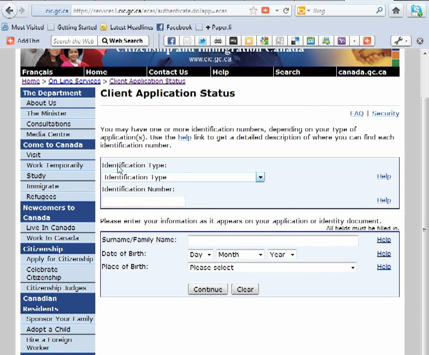 How To Check Canada Visa Status