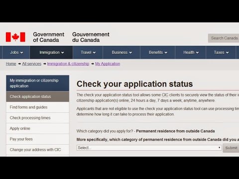 How To Check Visa Status Of Canada