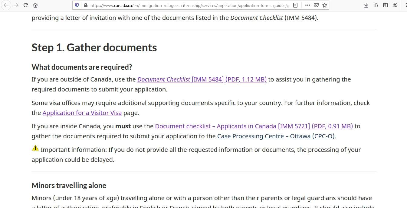 Canada Visa Application - Document Checklist, Processing Time, and Payment Options