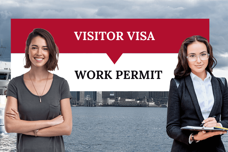 I want to move over to Canada with a visiting visa. Is it possible to change it to a working visa if I get a job in Canada?